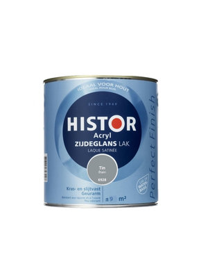 Histor Acryl Zijdeglans Lak - Tin