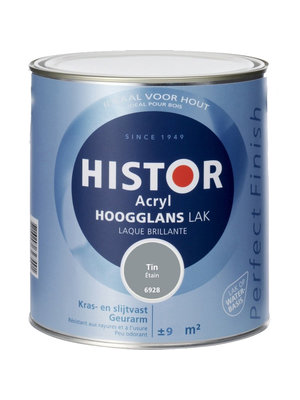 Histor Acryl Hoogglans Lak - Tin