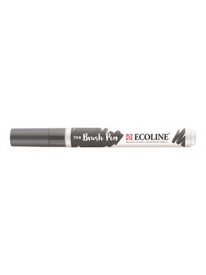 Royal Talens Ecoline Brushpen Donkergrijs