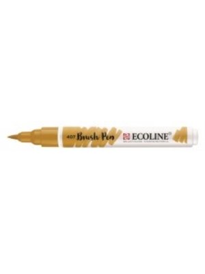 Ecoline Brushpen Donkere Oker 407 Ecoline Brushpen Donkere Oker 407
