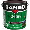 Rambo Pantserbeits Tuinhout Zijdeglans Dekkend - Klassiek bruin