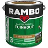 Rambo Pantserbeits Tuinhout Zijdeglans Transparant - Licht eiken