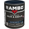 Rambo Pantserlak Deur & Kozijn Zijdeglans Dekkend - 750 ml Nachtblauw