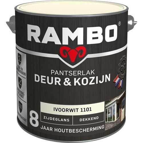 Rambo Pantserlak Deur & Kozijn Zijdeglans Dekkend - Ivoorwit