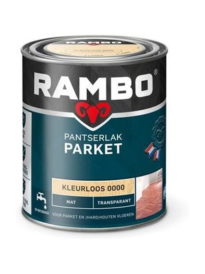 Rambo Pantserlak Parket Transparant Mat - Blank