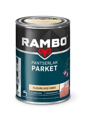 Rambo Pantserlak Parket Transparant Zijdeglans - Blank