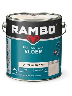 Rambo Pantserlak Vloer Transparant Mat - 2,5 liter Whitewash