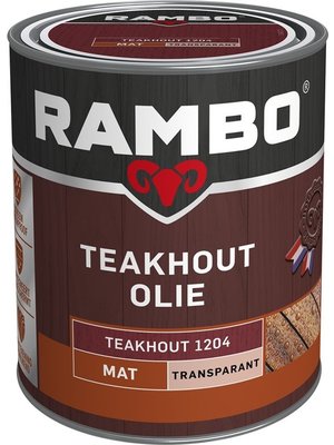 Rambo Teakhout Olie Transparant