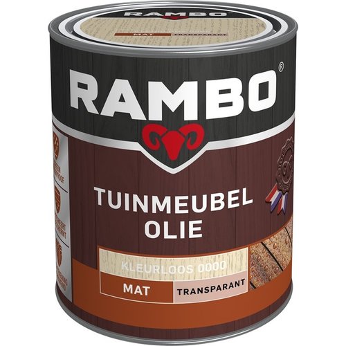 Rambo Tuinmeubel Olie Transparant - 750 ml Blank
