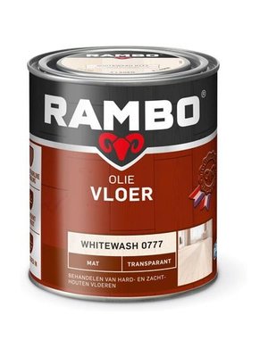 Rambo Vloer Olie Transparant Mat - 750 ml Whitewash