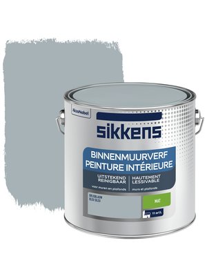 Sikkens Binnenmuurverf Mat - 2,5 liter Grijsblauw