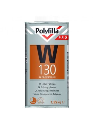 Polyfilla Pro W130 2K Polystop Plamuur - 1,55 kg
