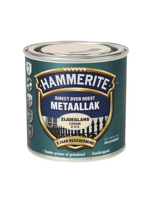 Hammerite Metaallak Direct over Roest Zijdeglans - Z212 Creme