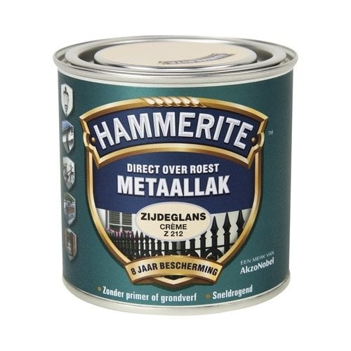 Hammerite Metaallak Direct over Roest Zijdeglans - Z212 Creme