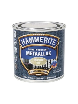 Hammerite Metaallak Direct over Roest Hamerslag - H170 Goud