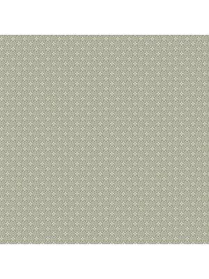Dutch Wallcoverings Behang Annuell Kleine Bloem Grijsgroen 11007