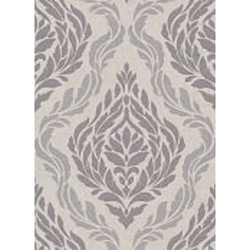 Dutch Wallcoverings Behang Carat Deluxe Medaillon Beige/Zilver 10060-02