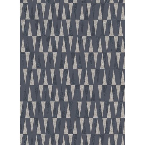 Dutch Wallcoverings Behang Carat Deluxe Dessin Zwart/Goud 10061-15