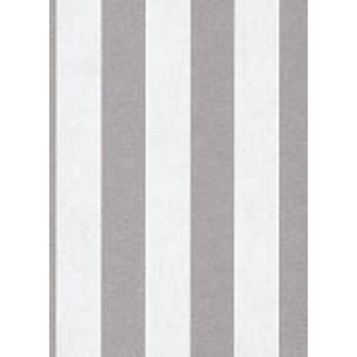 Dutch Wallcoverings Behang Carat Deluxe Streep Wit/Zilver 10077-14