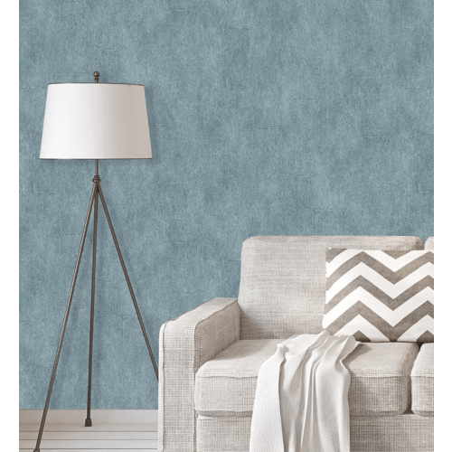 Dutch Wallcoverings Behang Escapade/Couleurs Uni Blauw L785-01