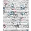 Dutch Wallcoverings Behang Escapade Baksteen/Bloem Grijs L781-09