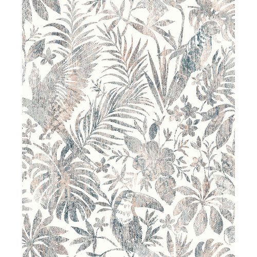 Dutch Wallcoverings Behang Escapade Toekan/Papegaai Beige L685-08
