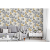 Dutch Wallcoverings Behang Escapade Palmbladeren Zwart/Goud L604-09