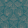 Dutch Wallcoverings Behang Escapade Pauw Groen/Goud A222-03