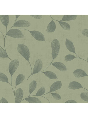 Dutch Wallcoverings Behang Design Leaves Green 12019