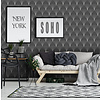 Dutch Wallcoverings Behang Design Chrysler Black 12001 Dutch Wallcoverings Behang Design Chrysler Black 12001