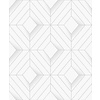 Dutch Wallcoverings Behang Galactik Ruit Wit/Lichtgrijs L614-00