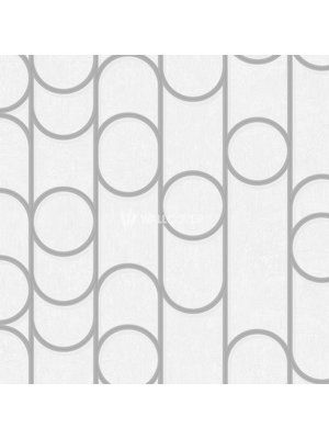 Dutch Wallcoverings Behang Galactik Dessin Wit/Grijs M240-00