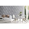 Dutch Wallcoverings Behang Galactik 3D Zeshoek Zilver L970-09