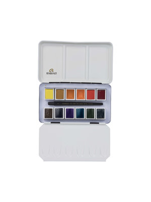 Rembrandt Aquarelverf - set 12 napjes - metalen blik - Landscape Selection