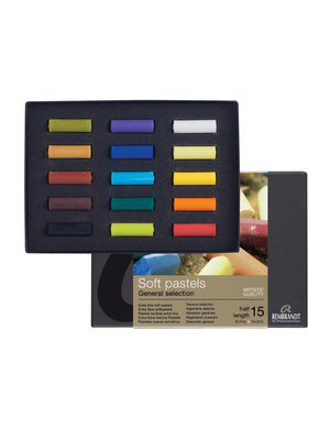 Rembrandt Softpastels Basisset - 15 halve pastels