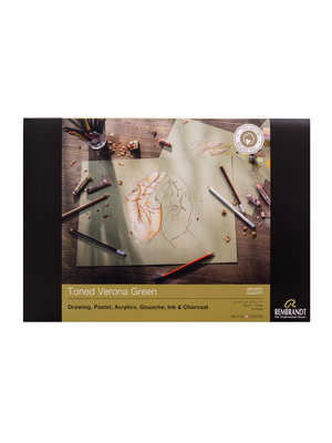 Rembrandt Toned Paper Verona Groen - 180 gram - A4
