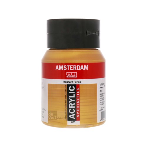 Royal Talens Amsterdam Acrylverf 500 ml - Donkergoud 803
