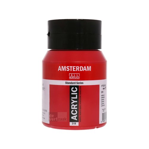 Royal Talens Amsterdam Acrylverf 500 ml - Karmijn 318