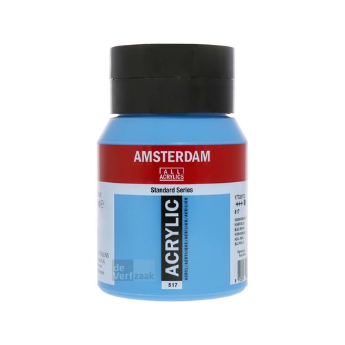 Royal Talens Amsterdam Acrylverf 500 ml - Koningsblauw 517