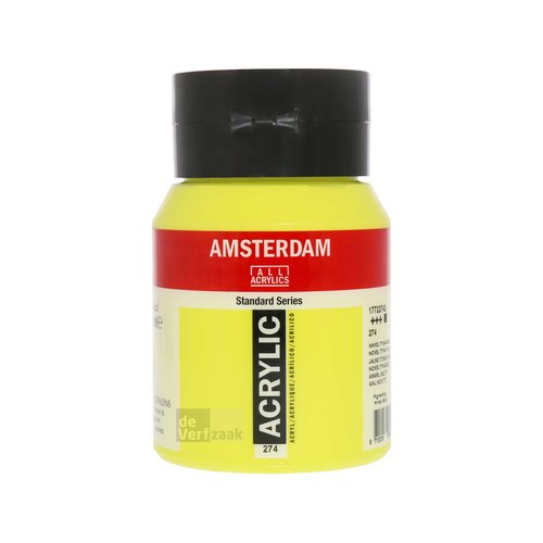 Royal Talens Amsterdam Acrylverf 500 ml - Nikkeltitaangeel 274