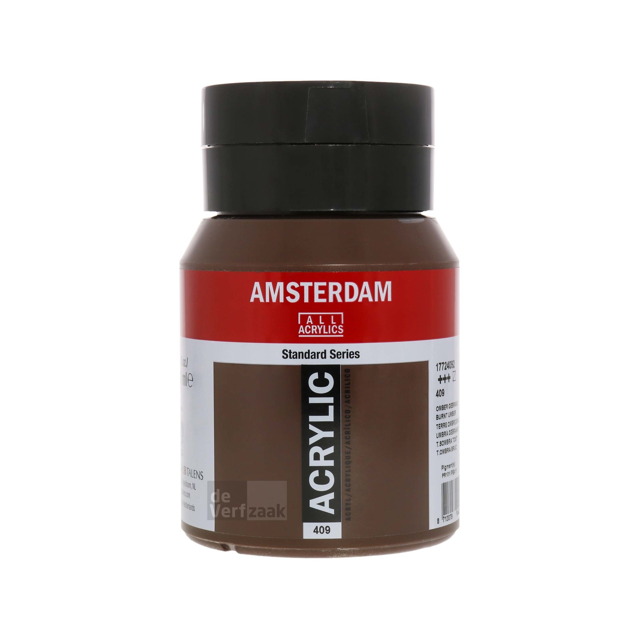 Royal Talens Amsterdam Acrylverf 500 ml - Omber Gebrand 409