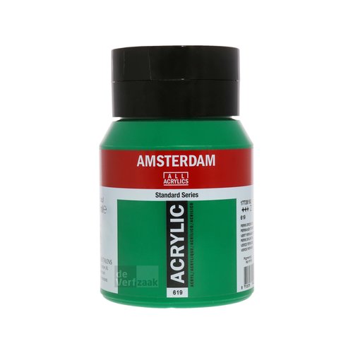 Royal Talens Amsterdam Acrylverf 500 ml - Permanentgroen Donker 619