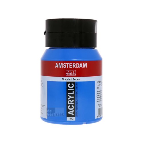 Royal Talens Amsterdam Acrylverf 500 ml - Primaircyaan 572
