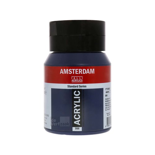 Royal Talens Amsterdam Acrylverf 500 ml - Pruisischblauw 566