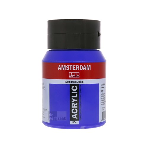 Royal Talens Amsterdam Acrylverf 500 ml - Ultramarijn  504
