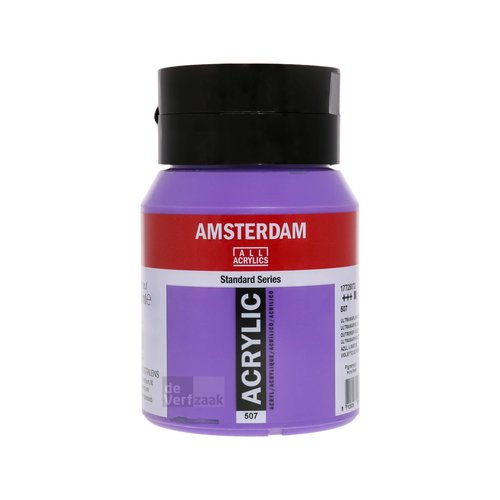 Royal Talens Amsterdam Acrylverf 500 ml - Ultramarijn Violet 507