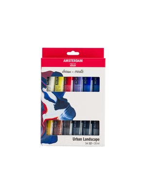Amsterdam Acrylverf - set 12 x 20 ml - Urban Landschap