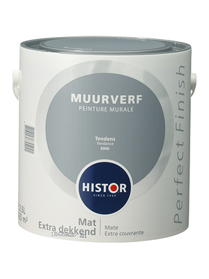 Histor Perfect Finish Muurverf Mat - Tendens - 2,5 liter