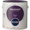 Histor Perfect Finish Muurverf Mat - Zwarte Bes - 2,5 liter