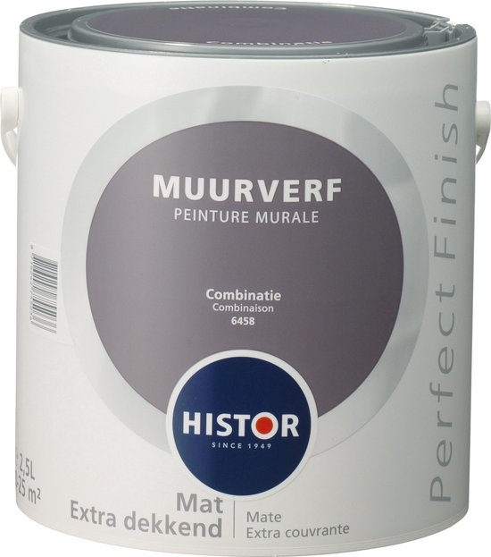 Histor Perfect Finish Muurverf Mat - Combinatie - 2,5 kopen? | Korting tot 40% - De Verfzaak